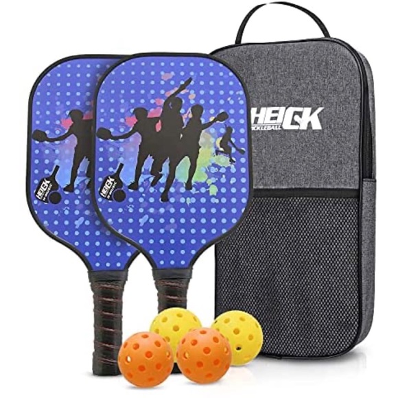 Other - Carbon Fiber Pickleball Paddles Set of 2 for Beginners